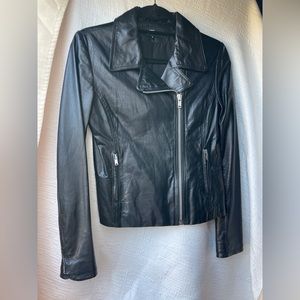 June Black Women’s Leather Jacket